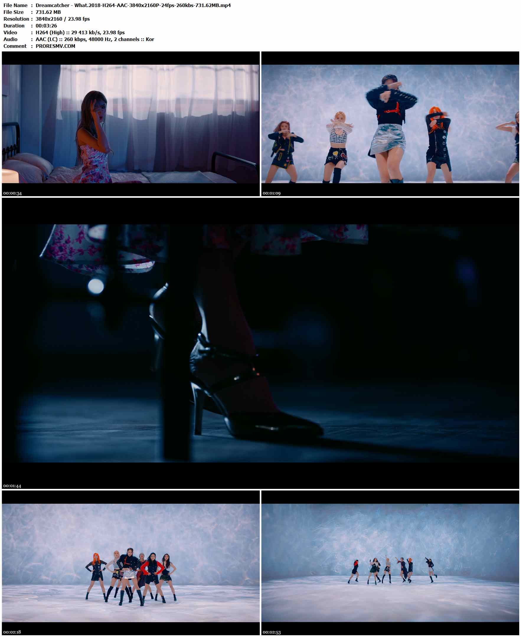 Dreamcatcher - What.2018-H264-AAC-3840x2160P-24fps-260kbs-731.62MB官方MV_高清MV